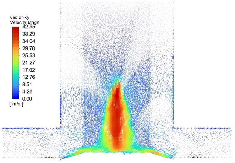 CFD_R410A-Vapor_velocity_vectors