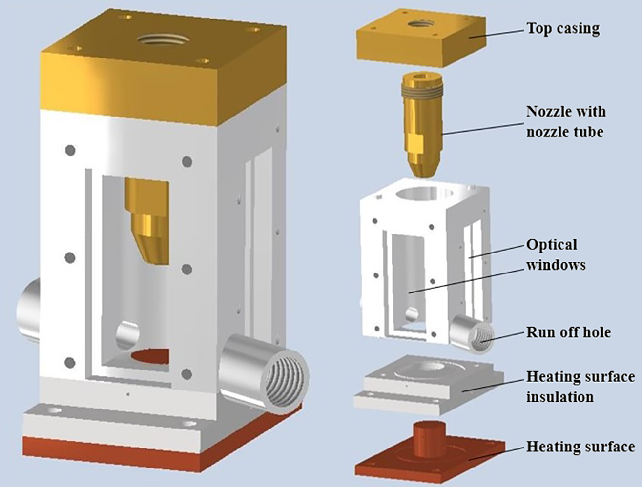 Spray chamber assembly
